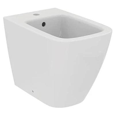 Afbeelding van Ideal Standard i.life B, bidet op aarde, met gat voor kraan, overloopgat, wit