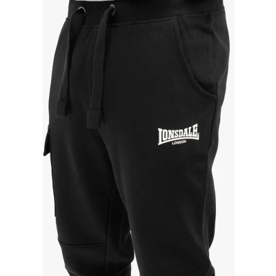 Afbeelding van Lonsdale Jogging Mouth Cargobroek, Heren, Maat: 3XL, Black white