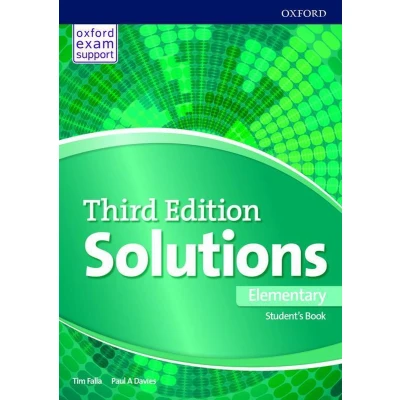 Afbeelding van Solutions: Elementary: Student&#039;s Book