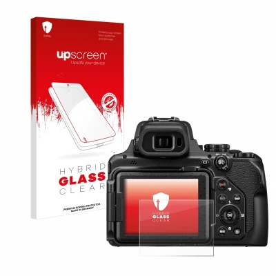 Afbeelding van upscreen Screenprotector voor Nikon Coolpix P1100 Folie Beschermfolie Beschermglas transparant
