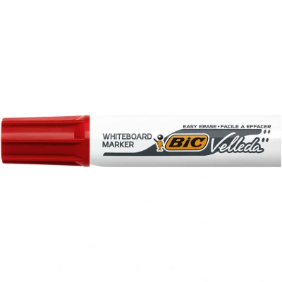 Afbeelding van Viltstift Bic Velleda 1781 whiteboard schuin large rood