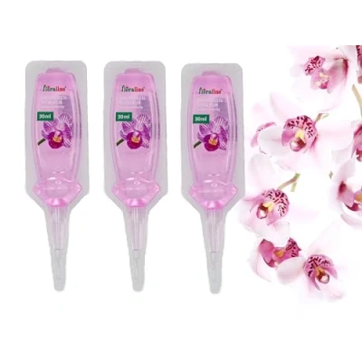 Afbeelding van floraline® Set van 3 orchideeën vitalkuur orchideeënmest voor maximaal 6 maanden prachtige bloemen met groei en gezonde zacht gebruik verzorging