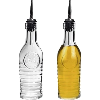 Afbeelding van Bormioli Rocco Olie of Azijnflessen Officina 1825 275 ml 2 stuks