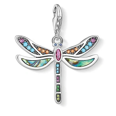 Afbeelding van Thomas Sabo Bedelhanger voor dames, libelle Charm Club 925 Sterling zilver, 1757 964 7, Eén maat, zilver