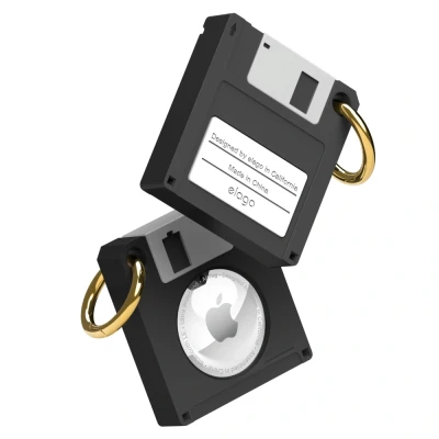 Afbeelding van Elago Floppy Disk Airtag Case Black