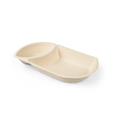 Afbeelding van Snackbakje IEZZY A20 suikerriet PFAS vrij 50 stuks 224x124x36mm