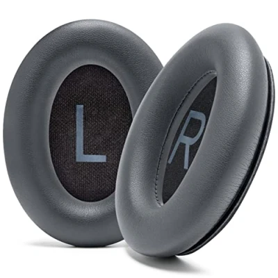 Afbeelding van WC Wicked Cushions Extra Dikke Vervangende Oorkussens voor Bose QC45 (QuietComfort 45) Hoofdtelefoons (Eclipse Grey)