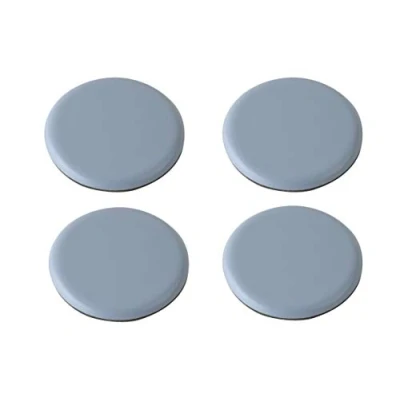 Afbeelding van Metafranc Easyglider zelfklevend PTFE glijoppervlak voor het gemakkelijk verplaatsen van zware meubels / universele meubelglijderset teflon ladder vloerglijders Ø 40 mm (4 Stuk)