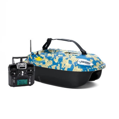 Afbeelding van Bearcreeks Navitec Pro 5.8GHz Bait Boat camou + GPS Autopilot System (Lithium Battery) Voerboten