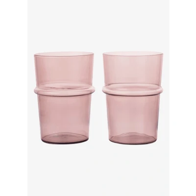 Afbeelding van Ferm Living Boya drinkglas hoog 45 cl 2 pack Mauve