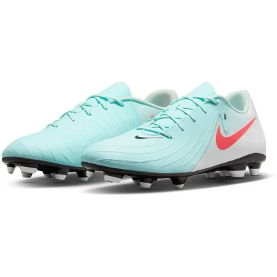 Afbeelding van Nike Performance Phantom GX II CLUB FG/MG Voetbalschoenen met Kunststof noppen, Heren, Maat: 38.5, Mint/atomic red/off noir