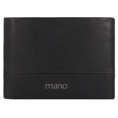 Afbeelding van mano DON Romeo Portemonnee, Heren, Maat: One Size, Schwarz