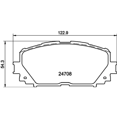 Afbeelding van Remblokkenset, schijfrem HELLA PAGID 8DB 355 013 901