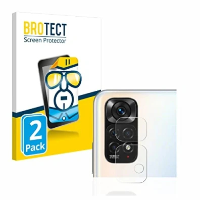 Afbeelding van BROTECT Screenprotector voor Xiaomi Redmi Note 11S (ALLEEN Camera Lens) Folie Beschermfolie transparant (2 Stuks)