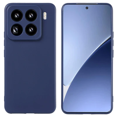 Afbeelding van Xiaomi 15 Pro Hoesje Siliconen en TPU (zacht) imoshion Backcover/Softcase Donkerblauw Telefoonhoesje