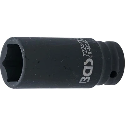 Afbeelding van BGS 7224 Kracht dopsleutel zeskant, diep 12,5 mm (1/2&quot;) 24