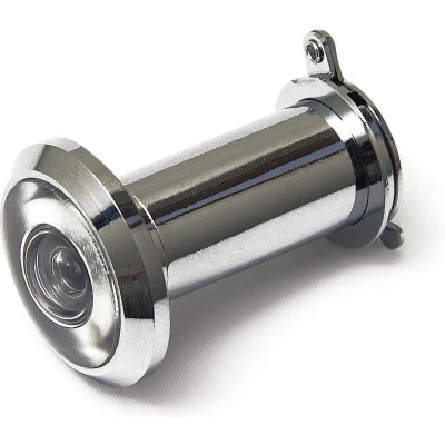 Afbeelding van DX Deurspion met Afsluitklepje 200 Ø16mm DD:35 60mm Verchroomd DRS 200B