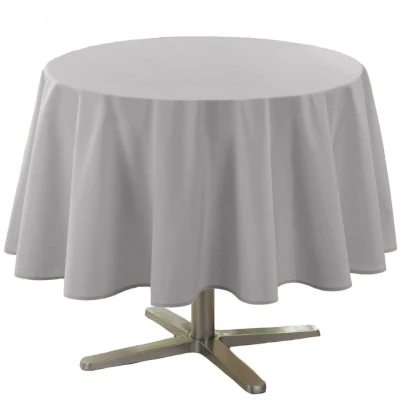 Afbeelding van Wicotex Tafellaken lichtgrijs rond polyester 180 cm