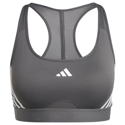 Afbeelding van adidas Dames Powerreact Train Medium Support 3Stripes BH Sportbeha, SEG