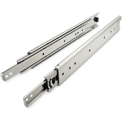 Afbeelding van 2 Paar (4 stuk) Volledig uitschuifbaar Ladegeleider KV1 70 H51 L750 NF Lengte 750 mm Draagkracht kg gegalvaniseerd van SOTECH