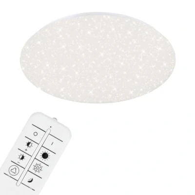 Afbeelding van Briloner Leuchten VERB Plafondlamp sterrenhemel effect Dimbaar warm tot koud wit licht Ø:495cm
