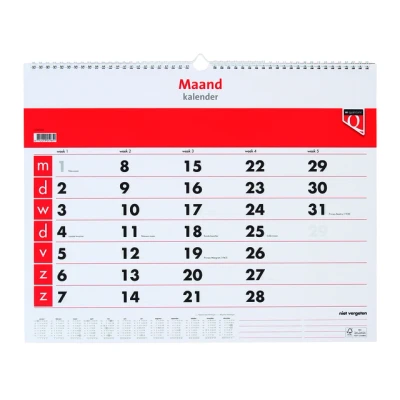 Afbeelding van Maandkalender 2024 Quantore