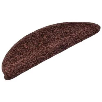 Afbeelding van Trapmatten 15 st 56x17x3 cm bruin