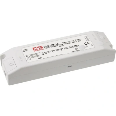Afbeelding van Mean Well PLC 30 36 LED driver, transformator Constante spanning, stroomsterkte W 0 0.84 A V/DC Niet dimbaar, PFC schakeling,