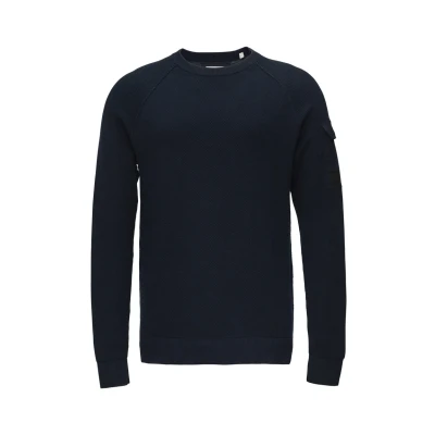 Afbeelding van s.Oliver gebreide trui donkerblauw