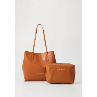 Afbeelding van VALENTINO shopper schoudertas Samy Re Shopping Bag Cuoio Lichtbruin