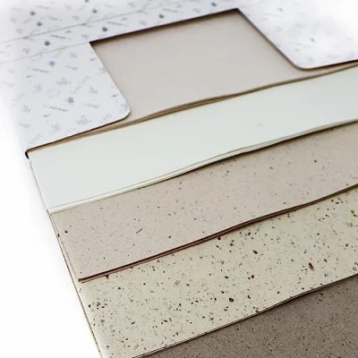 Afbeelding van Artway Tree Free Art &amp; Craft Paper Pack The Collection (25 x A4 vellen) Hennep, wilde bloemenzaad, citroengras, besteed gerst waterhyacint papier