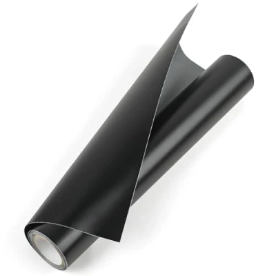 Afbeelding van Prime vinyl Zelfklevende vinylfolie plotter 30 cm x 305 mat zwart permanent zelfklevend plotterfolie op rollen achterkant voor Silhouette Cameo, meeste snijmachines