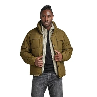 Afbeelding van G STAR RAW Foundation pdd jkt, groen (dark olive D22886 D419 C744), S