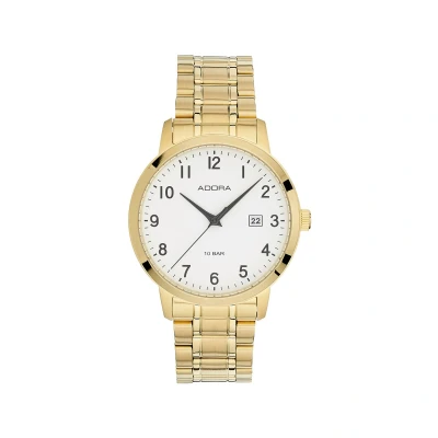 Afbeelding van Adora horloge heren goudkleurig met datum