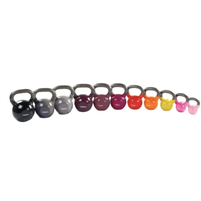 Afbeelding van Toorx Fitness Kettlebell Vinyl Grijs Gietijzer
