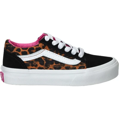 Afbeelding van Vans OLD Skool Unisex Sneakers laag Pop black/multicoloured voor kinderen, Maat: 27, black/multi coloured Leer/ synthetisch
