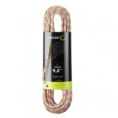 Afbeelding van Edelrid Kinglet 9.2 klimtouw met zuurstok design 80M