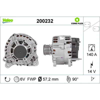Afbeelding van Driefasige generator VALEO 200232