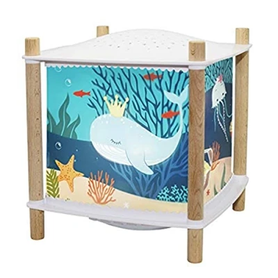 Afbeelding van Trousselier Oceaan nachtlampje voor baby&#039;s met muziek en licht kind ReVOLUTION 2.0 lantaarn Cadeau geboorte oplaadbaar via USB Sterrenhemel Projector Huildetector