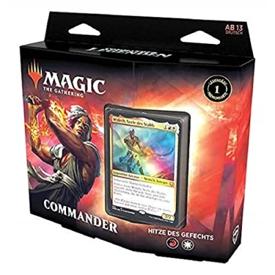 Afbeelding van Magic The Gathering C78591000 Magic: Commander Legenden Deck Rust jezelf voor de strijd, speelklaar dek met 100 kaarten, rood wit