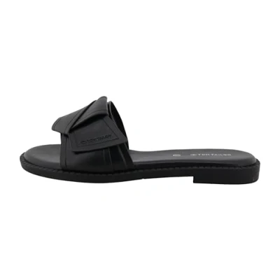 Afbeelding van Tom Tailor Dames 9590040001 Schuifsandalen, zwart, 41 EU, EU