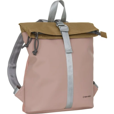 Afbeelding van New Rebels Ferron Los Angeles oudroze 7L Rolltop Rugzak Waterafstotend