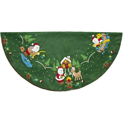 Afbeelding van Bucilla Lodge Kerstman vilten applicatieset