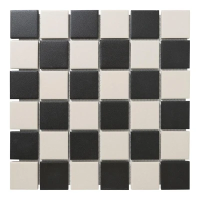Afbeelding van The Mosaic Factory London Vierkant Chessboard 4,8x4,8 cm