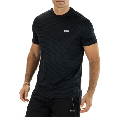 Afbeelding van Sjeng Sports Tex Tennisshirt Heren Black S Zwart