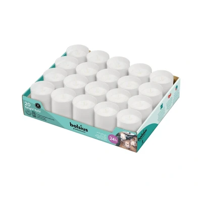 Afbeelding van Bolsius Relight Wit 80stuks