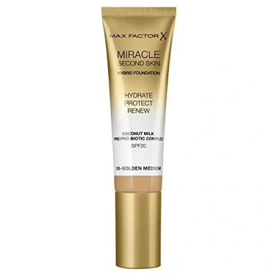 Afbeelding van Max Factor Miracle Second Skin Foundation 06 GOLDEN MEDIUM