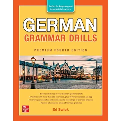 Afbeelding van German Grammar Drills, Premium: Perfect for Beginning and Intermediate Learners!