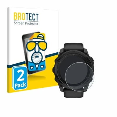Afbeelding van BROTECT (2 Stuks) Antireflecterende Beschermfolie voor Garmin Tactix 8 AMOLED (51 mm) Anti Glare Screen Protector, Mat, Ontspiegelend