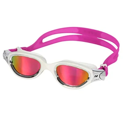 Afbeelding van Zone3 Venator X Zwembril Wit Zilver Gepolariseerde Revo Roze Lens Unisex